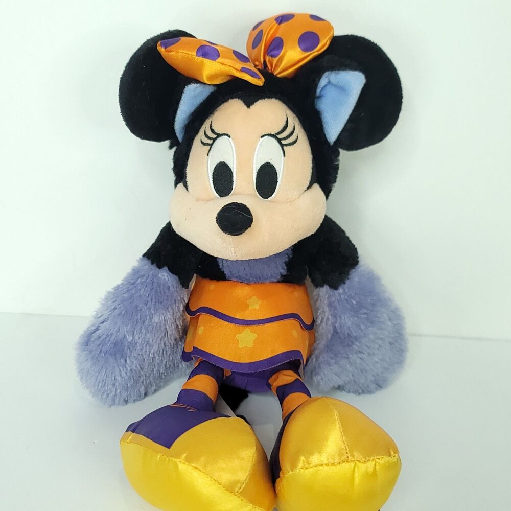 Disney Store 2019 Werewolf Minnie Mouse Halloween Plush Stuffed Animal 14”
